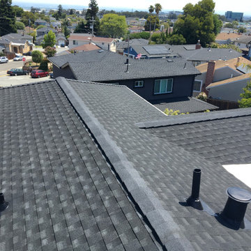 Black Asphalt Roof Project