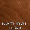 LP Record Rack 14x30x43, Birch Wood , Natural Teak