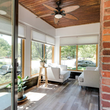 Porch to Sunroom Conversion