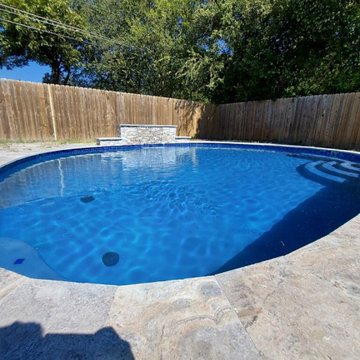 Pool Build - Oblong Oasis