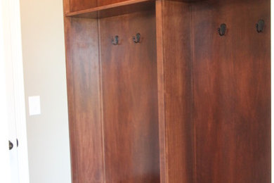 Example of a transitional entryway design in Other