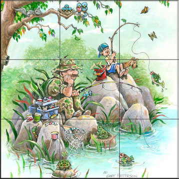 Tile Mural, Beginners Luck by Gary Patterson
