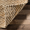 nuLOOM Hand Woven Hailey Jute, Natural, 8' Square