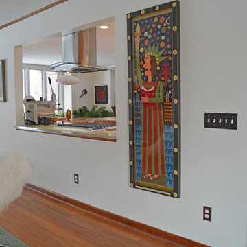 Welcoming Eclectic Kitchen Design - East Lansing