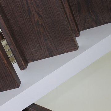 Project #22 | Stainless Steel & Dark Wood Treads