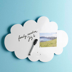 Ideas in the Clouds Dry Erase Magnet Board - Storage And Organization