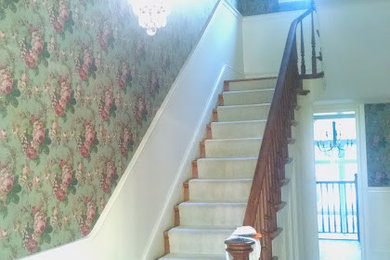 Staircase - victorian staircase idea in Philadelphia