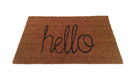 “Hello” Script Doormat, 18"x30"