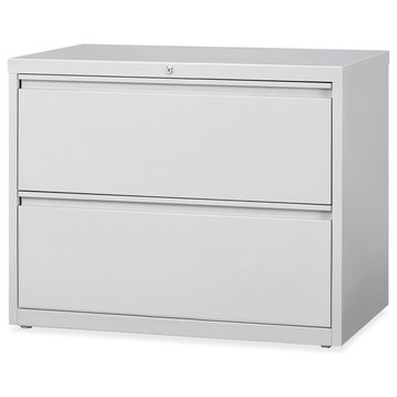 Lorell Lateral File, 36"x18.6"x28.1", Light Gray