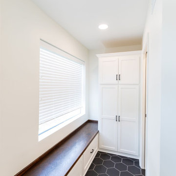 Contemporary Mudroom Remodel Prairie Village, KS