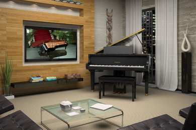 "State of the Art" Yamaha Disklavier in Home Comfort Area