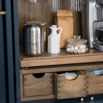 Hickory & Painted Blue