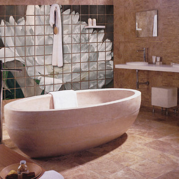 Original Art on Tile for the Spa/Bathroom