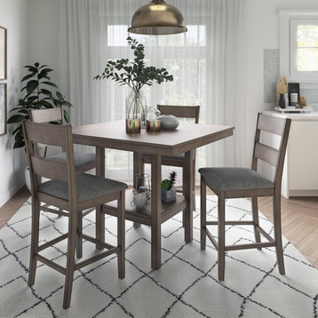 CorLiving Tuscany Washed Gray Counter Height Dining Table