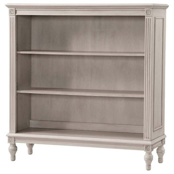 Westwood Design Viola Transitional Wood Bookcase in Lace Beige Finish