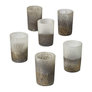 Ombre Frost Gold Glitter Votive Candle Holders, Set of 48