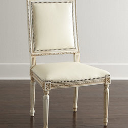 Massoud Melissa Leather Dining Chair - Dining Chairs