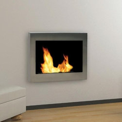 SoHo Indoor Wall Mount Biofuel Fireplace - Indoor Fireplaces