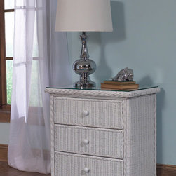 Elana 3 Drawer Wicker Dresser - Furniture