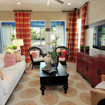 Transitional Family Room