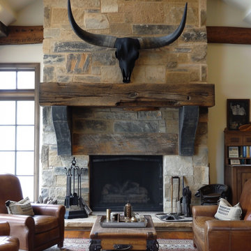 Gorgeous Fireplace Mantels with Wooden Corbels