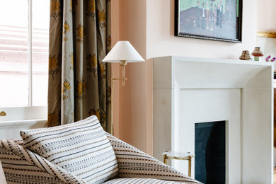 Inspiration for a transitional living room remodel in New Orleans