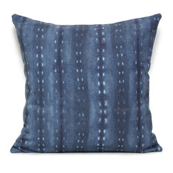 Shibori Cushions City Scape Night Indigo - Decorative Cushions