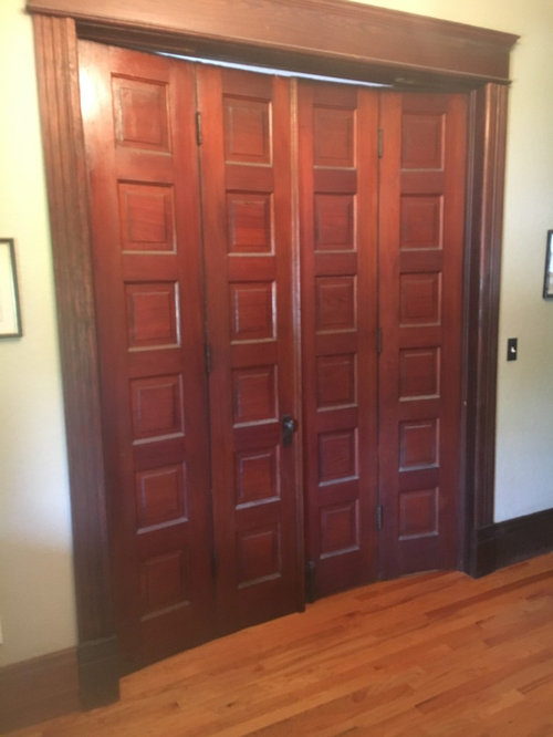 Large wooden den doors