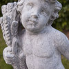 Fall Cherub Statue, Terra Cotta
