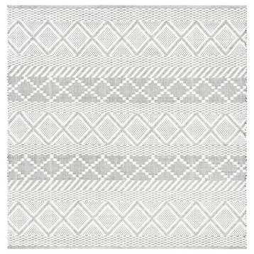Safavieh Couture Natura Collection NAT854 Rug, Ivory, 6'x6' Square