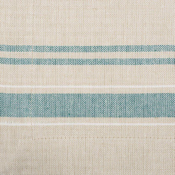 DII Teal French Stripe Placemat, Set of 6