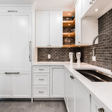 The Kitchen features a panel-ready 36" Bertazzoni Fridge