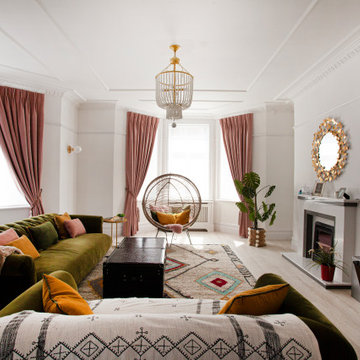 Blush Pink Velvet Curtains