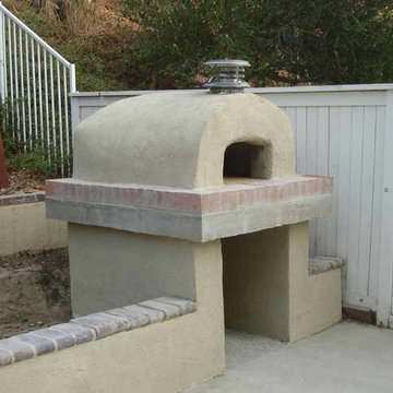 The Szafarski Family Wood Fired Brick Pizza Oven in California
