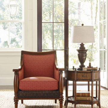 Bali Hai Red Reading Chair