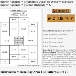 Popular California Tile Floor Designer Patterns&trade; - Wall And Floor Tile
