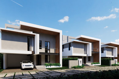 Modern Villas 3D Exterior Rendering