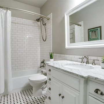 Simple Bathroom Makeover in Huntington Park, CA