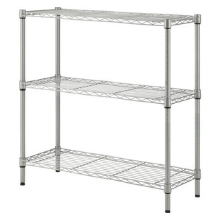 Lorell Light Duty Wire Shelving 4 Tiers 54 Height x 36 Width x 14