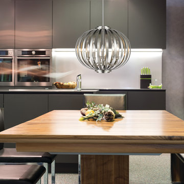 Z-Lite 5-Light Pendant, Brushed Nickel