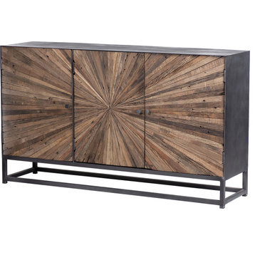 Astral Plains Accent Cabinet, Natural Reclaimed