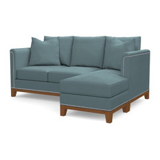 La Brea Reversible Chaise Sofa, Cloud Velvet