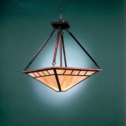 H-2870-D-77-Honey 2-Light Foyer Light - Ceiling Lighting