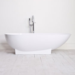 Lusso Stone cocoon Stone Resin Solid Surface Freestanding Bath 1810 - Baths