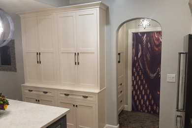 Example of a transitional kitchen design in San Diego