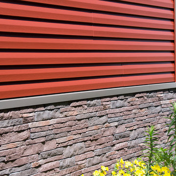 Manitowoc, WI home with Alside and Exteria Brick Siding