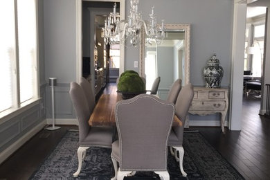 Dining room - mid-sized eclectic dining room idea in DC Metro