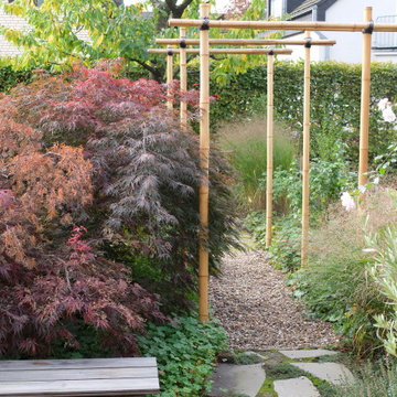 Vier-Jahreszeiten-Reihenhaus-Garten