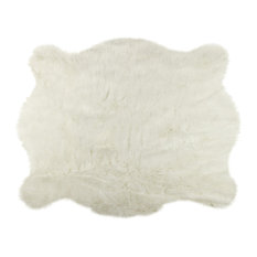 Sheepskin Rugs Houzz Mod Faux Sheepskin Rug White 5 X7 Novelty Rugs