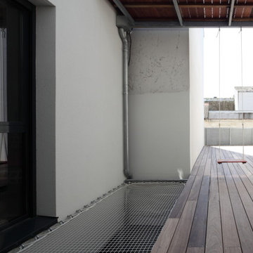 Installation d'un filet de sécurité en extérieur